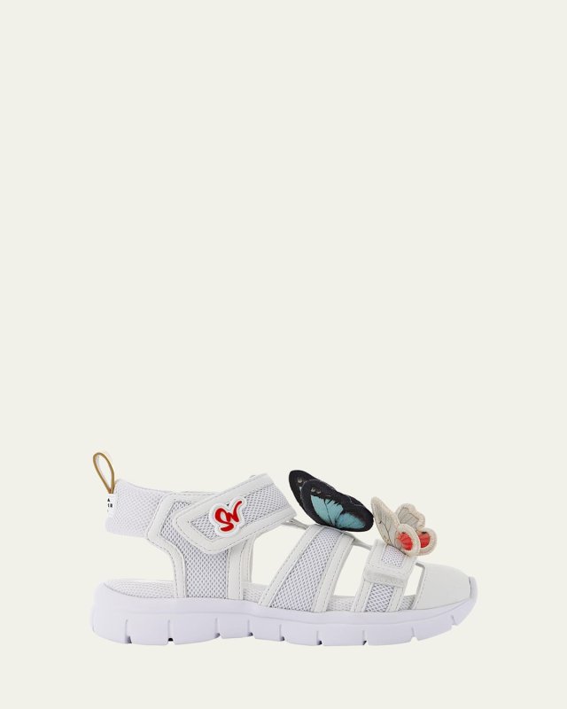 Girl's Riva Butterfly Caged Sport Sandals, Baby/Toddler/Kids